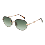 Maje Oval Sonnenbrille MJ7029 56405 in Gold – 45° Seitenansicht