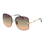 Maje Quadrat Sonnenbrille MJ7032 60400 in Rosegold – 45° Seitenansicht