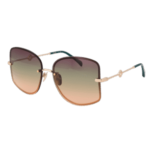 Maje Quadrat Sonnenbrille MJ7032 60400 in Rosegold – 45° Seitenansicht