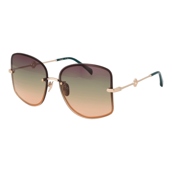 Maje Quadrat Sonnenbrille MJ7032 60400 in Rosegold – 45° Seitenansicht