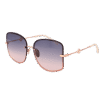 Maje Schmetterling Sonnenbrille MJ7032 60401 in Rosé Gold – 45° Seitenansicht