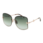 Maje Quadrat Sonnenbrille MJ7032 60405 in Rosé Gold – 45° Seitenansicht