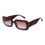 Maje Rechteck Sonnenbrille MJ5043 60101 in Braun – 45° Seitenansicht