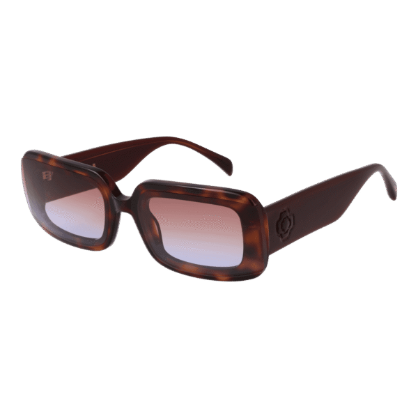 Maje Rechteck Sonnenbrille MJ5043 60101 in Braun – 45° Seitenansicht