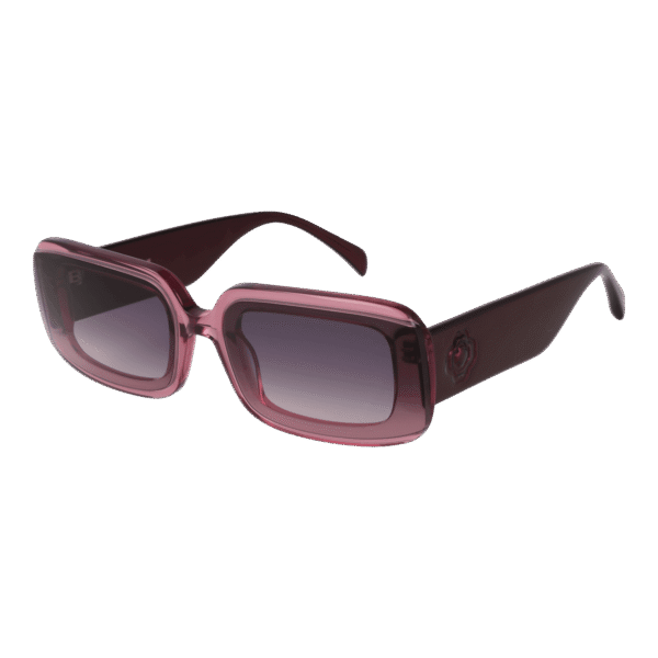 Maje Rechteck Sonnenbrille MJ5043 60216 in Rosa – 45° Seitenansicht