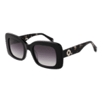 Maje Quadrat Sonnenbrille MJ5039 51022 in Schwarz – 45° Seitenansicht