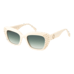 Maje Katzenaugen Sonnenbrille MJ5040 50847 in Creme – 45° Seitenansicht
