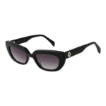 Maje Katzenaugen Sonnenbrille MJ5041 50001 in Schwarz – 45° Seitenansicht