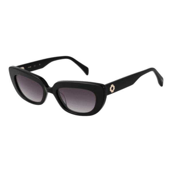 Maje Katzenaugen Sonnenbrille MJ5041 50001 in Schwarz – 45° Seitenansicht