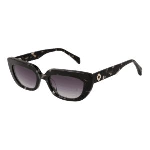 Maje Katzenaugen Sonnenbrille MJ5041 50022 in Schwarz – 45° Seitenansicht