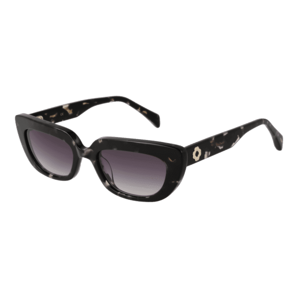 Maje Katzenaugen Sonnenbrille MJ5041 50022 in Schwarz – 45° Seitenansicht