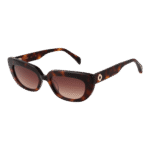 Maje Katzenaugen Sonnenbrille MJ5041 50101 in Braun – 45° Seitenansicht