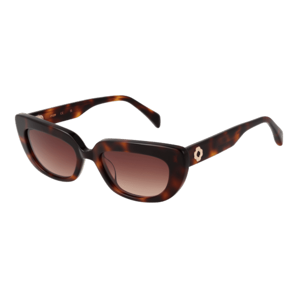 Maje Katzenaugen Sonnenbrille MJ5041 50101 in Braun – 45° Seitenansicht