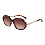 Sandro Oval Sonnenbrille SD6046 55128 in Braun – 45° Seitenansicht