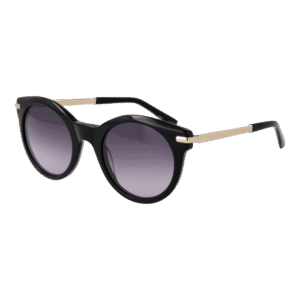 Sandro Rund Sonnenbrille SD6049 51001 in Schwarz – 45° Seitenansicht