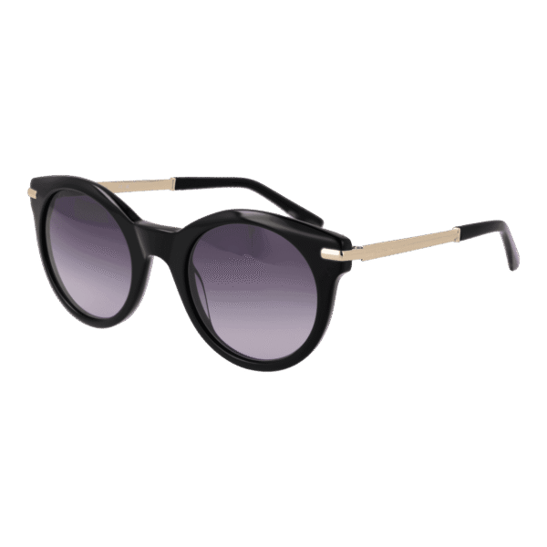 Sandro Rund Sonnenbrille SD6049 51001 in Schwarz – 45° Seitenansicht