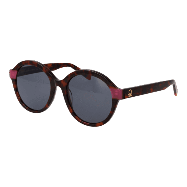 Benetton Rund Sonnenbrille BE5084 53103 in Braun – 45° Seitenansicht