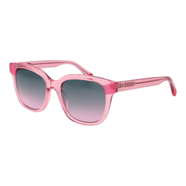 Benetton Quadtrat Sonnenbrille BE5085 53210 in Rosa – 45° Seitenansicht