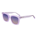 Benetton Quadrat Sonnenbrille BE5086 52738 in Lila – 45° Seitenansicht