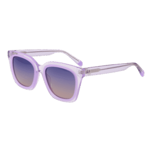 Benetton Quadrat Sonnenbrille BE5086 52738 in Lila – 45° Seitenansicht