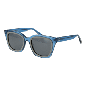 Benetton Quadrat Sonnenbrille BE5086 52661 in Blau – 45° Seitenansicht