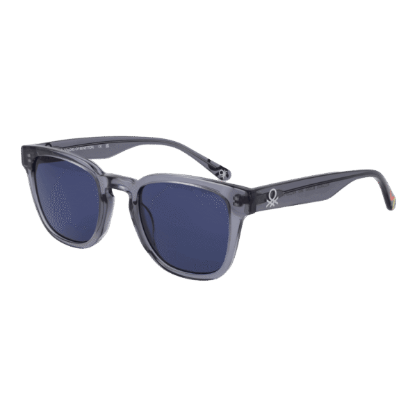 Benetton Quadrat Sonnenbrille BE5060 49965 in Grau – 45° Seitenansicht