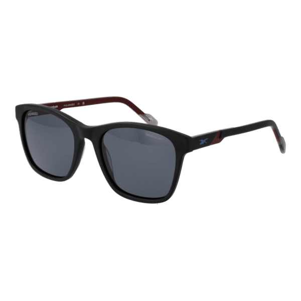 Reebok Quadrat Sonnenbrille RBK5002 54001P in Schwarz – 45° Seitenansicht