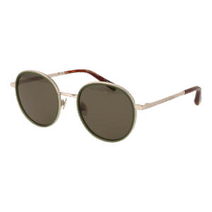 Scotch & Soda Rund Sonnenbrille SS6025 50501 in Grün – 45° Seitenansicht