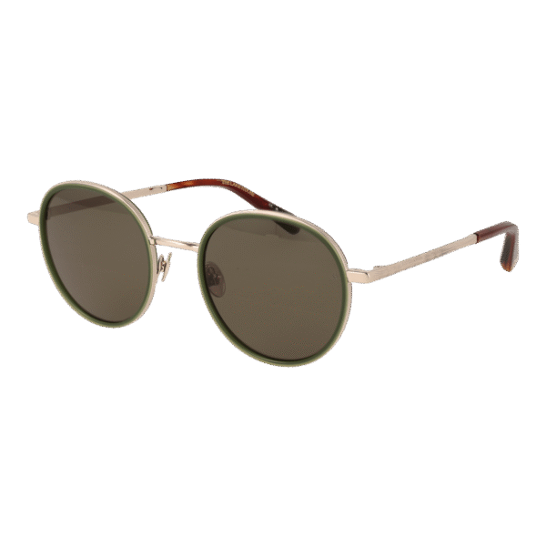 Scotch & Soda Rund Sonnenbrille SS6025 50501 in Grün – 45° Seitenansicht