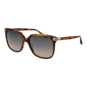Scotch & Soda Quadrat Sonnenbrille SS7053 56102 in Braun – 45° Seitenansicht