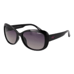 O'Neill Schmetterling Sonnenbrille ONS-9010 58104P in Schwarz – 45° Seitenansicht