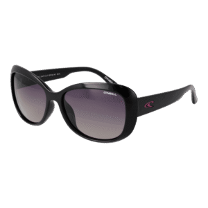 O'Neill Schmetterling Sonnenbrille ONS-9010 58104P in Schwarz – 45° Seitenansicht