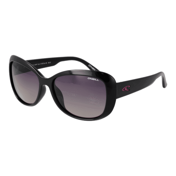 O'Neill Schmetterling Sonnenbrille ONS-9010 58104P in Schwarz – 45° Seitenansicht