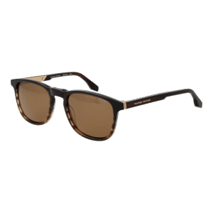 Range Rover Rechteck Sonnenbrille RRS302 54SBR in Braun – 45° Seitenansicht