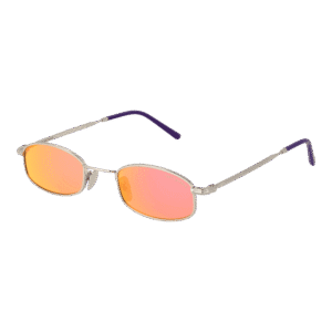 Funky Buddha Rechteck Sonnenbrille FBS2008 48002 in Gold – 45° Seitenansicht