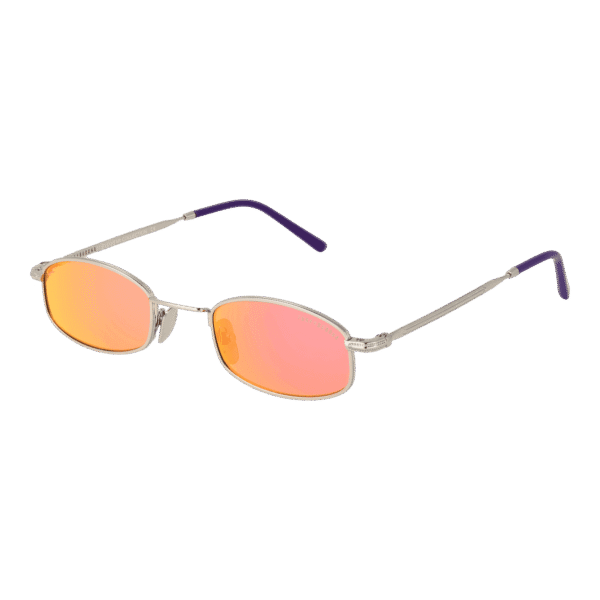 Funky Buddha Rechteck Sonnenbrille FBS2008 48002 in Gold – 45° Seitenansicht