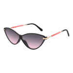 Funky Buddha Katzenaugen Sonnenbrille FBS2011 55001 in Schwarz – 45° Seitenansicht