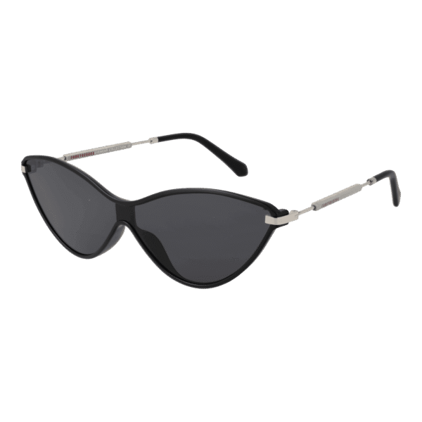 Funky Buddha Katzenaugen Sonnenbrille FBS2011 55002 in Schwarz – 45° Seitenansicht
