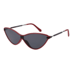 Funky Buddha Katzenaugen Sonnenbrille FBS2011 55004 in Rot – 45° Seitenansicht