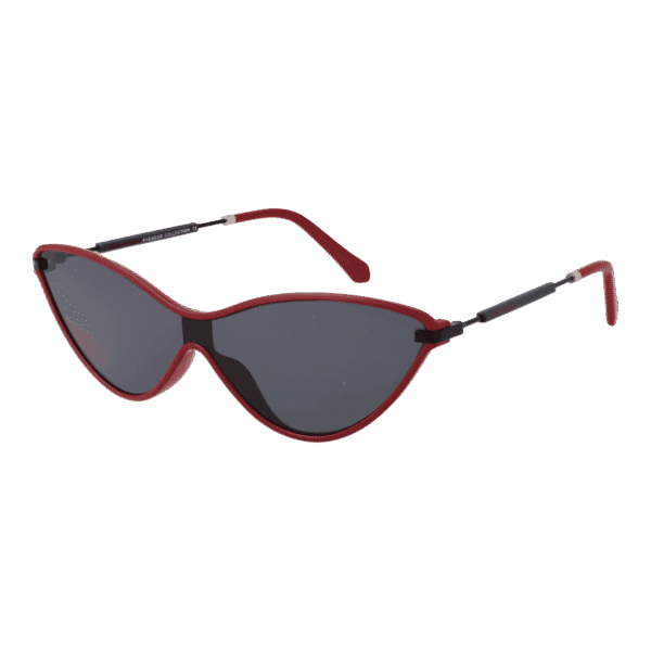 Funky Buddha Katzenaugen Sonnenbrille FBS2011 55004 in Rot – 45° Seitenansicht