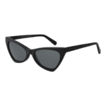Funky Buddha Katzenaugen Sonnenbrille FBS2023 52002 in Schwarz – 45° Seitenansicht