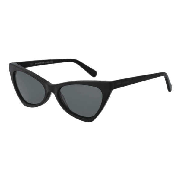 Funky Buddha Katzenaugen Sonnenbrille FBS2023 52002 in Schwarz – 45° Seitenansicht
