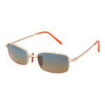 Funky Buddha Katzenaugen Sonnenbrille FBS2026 51003 in Gold – 45° Seitenansicht