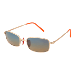 Funky Buddha Katzenaugen Sonnenbrille FBS2026 51003 in Gold – 45° Seitenansicht