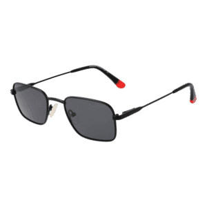 Funky Buddha Rechteck Sonnenbrille FBS2028 48001 in Schwarz – 45° Seitenansicht