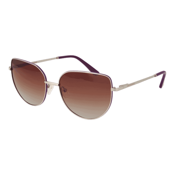 Funky Buddha Sonnenbrille FBS2029 59001 – 45° Seitenansicht Funky Buddha Schmetterling Sonnenbrille FBS2029 59001 in Silber – 45° Seitenansicht