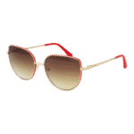 Funky Buddha Schmetterling Sonnenbrille FBS2029 59003 in Gold – 45° Seitenansicht