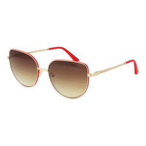 Funky Buddha Schmetterling Sonnenbrille FBS2029 59003 in Gold – 45° Seitenansicht