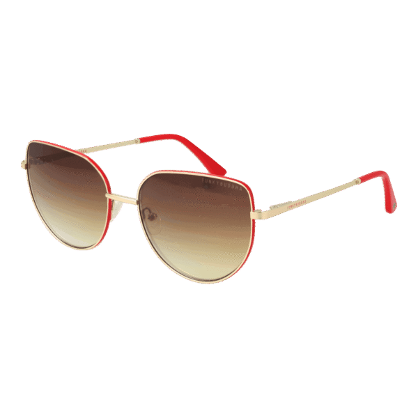 Funky Buddha Schmetterling Sonnenbrille FBS2029 59003 in Gold – 45° Seitenansicht