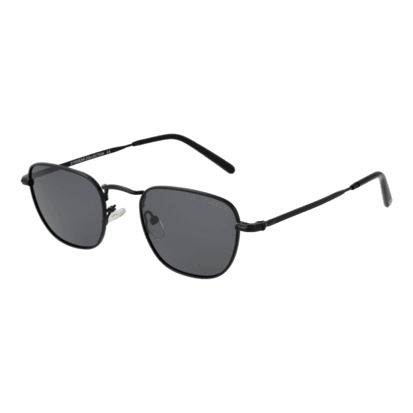 Funky Buddha Rechteck Sonnenbrille FBS2030 48005 in Schwarz – 45° Seitenansicht